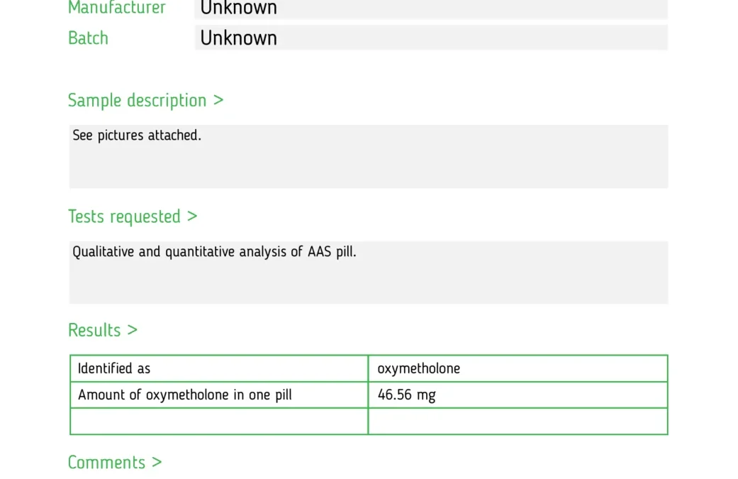 Oxymetholone (Anadrol)